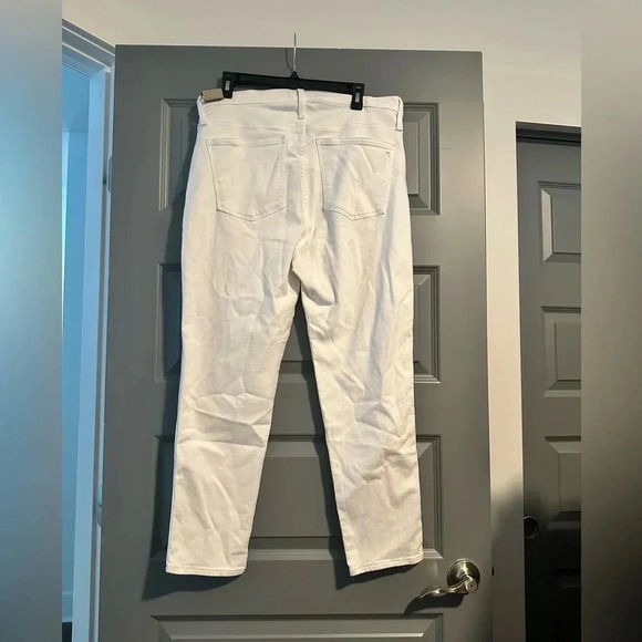 Madewell Women's Stovepipe Jeans in Pure White - Size 32 - Picture 4 of 7